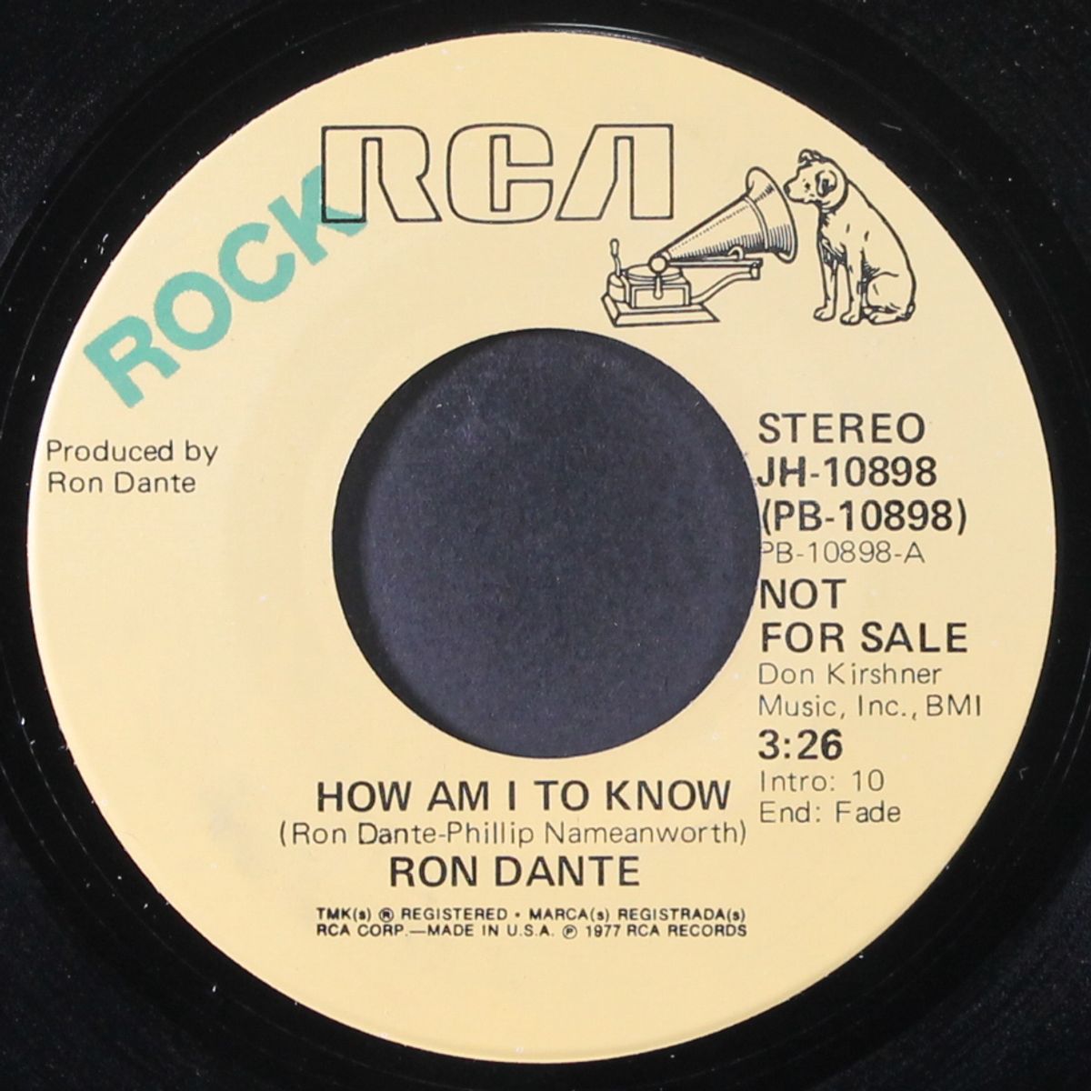 how am i to know / mono by RON DANTE
