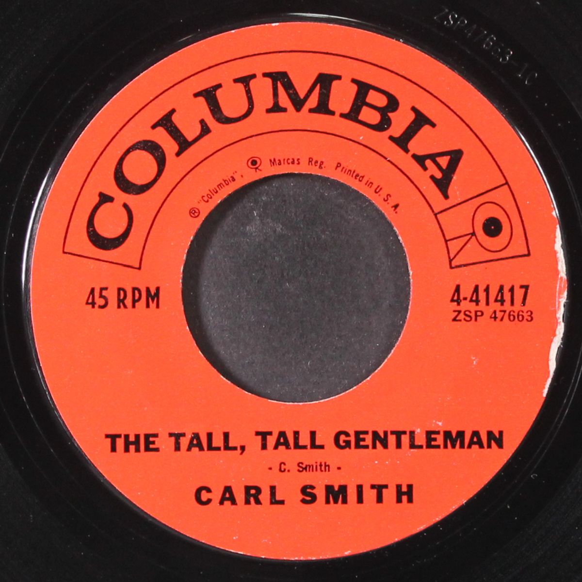 ten thousand drums / the tall tall gentleman by CARL SMITH
