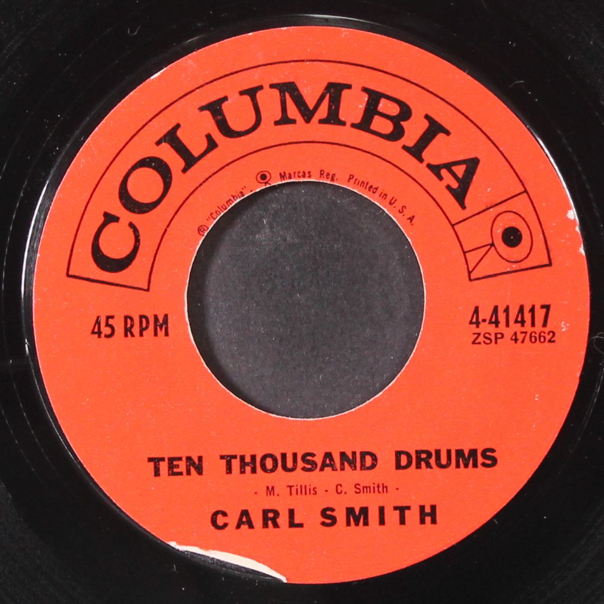 ten thousand drums / the tall tall gentleman by CARL SMITH