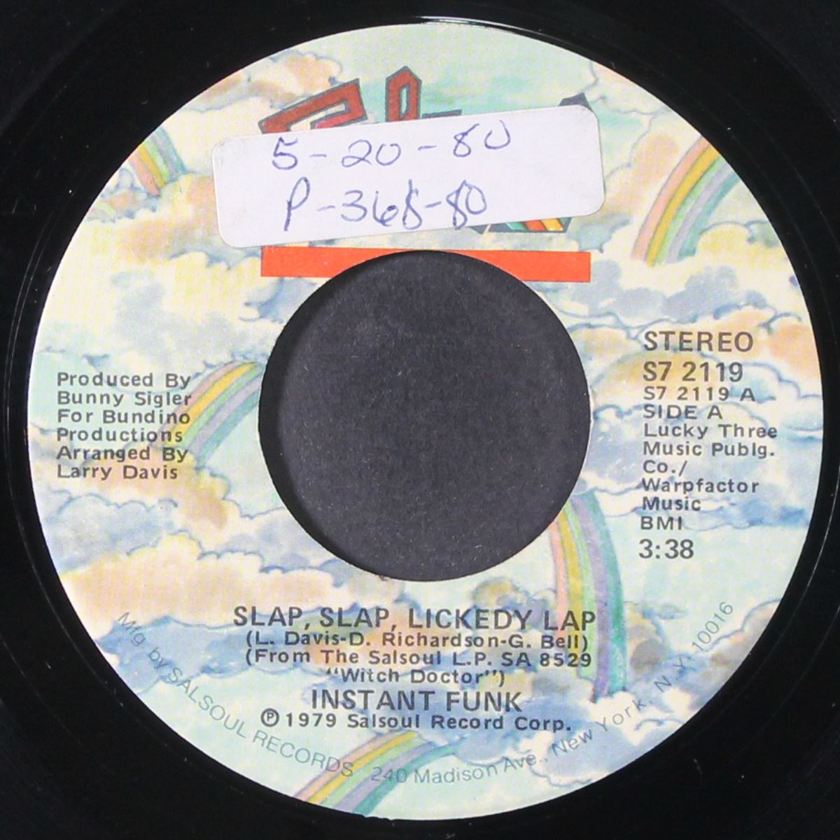 slap slap lickedy lap / i want to love you by INSTANT FUNK