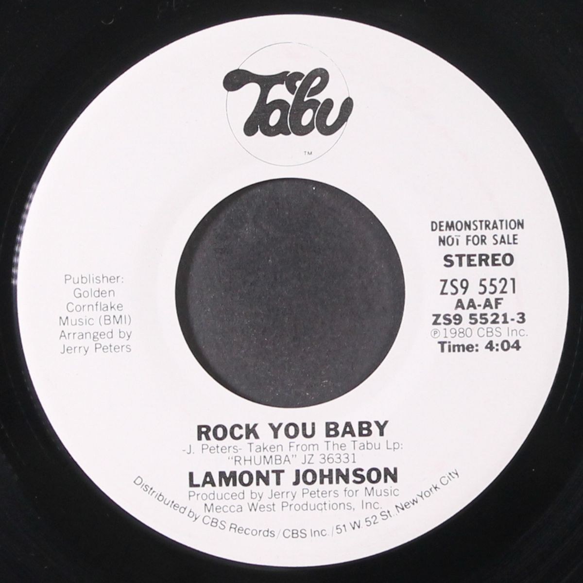 rock you baby by LAMONT JOHNSON
