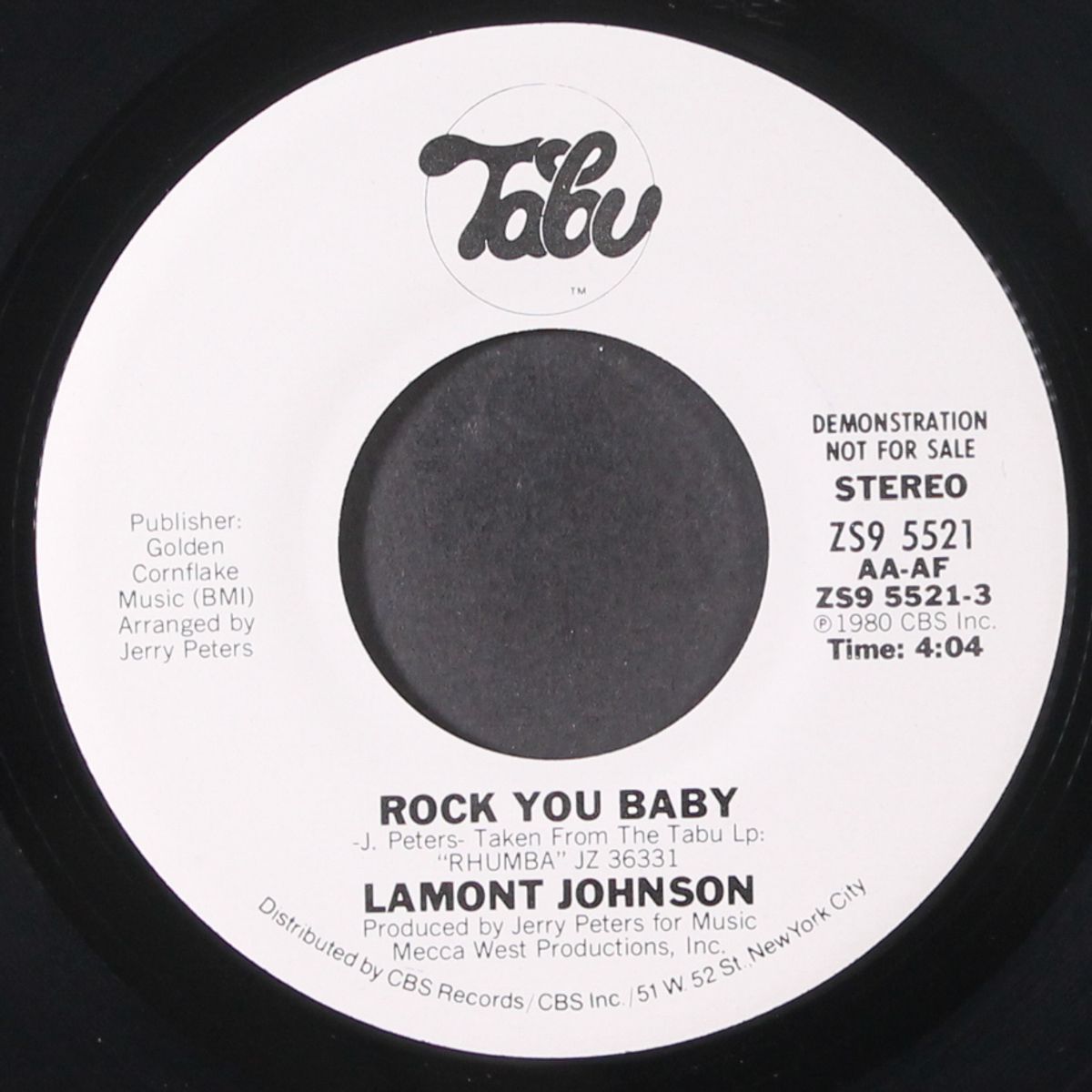 rock you baby by LAMONT JOHNSON