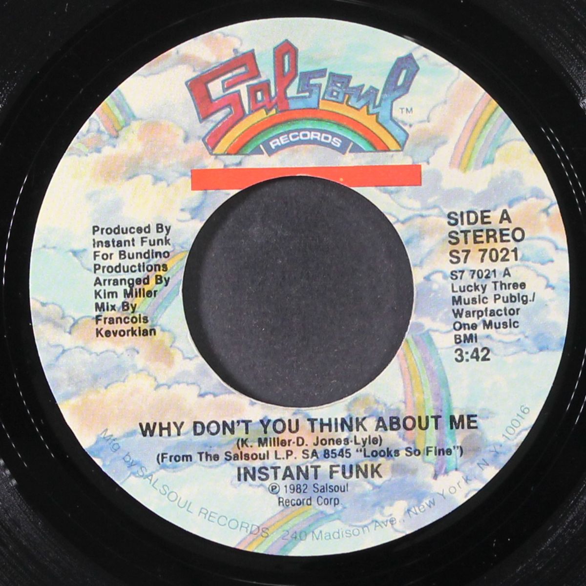 why don'y you think about me / punk rockin' by INSTANT FUNK