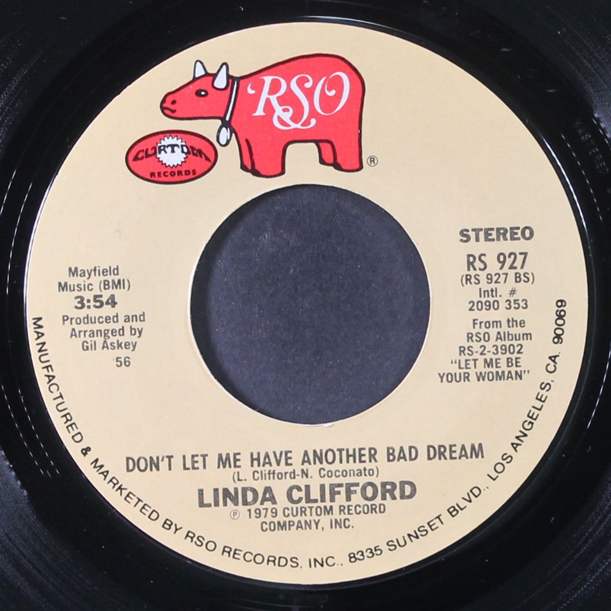 don't give up / don't let me have another bad dream by LINDA CLIFFORD