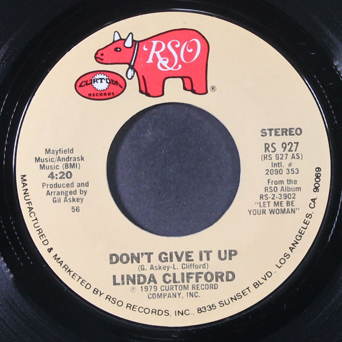 don't give up / don't let me have another bad dream by LINDA CLIFFORD