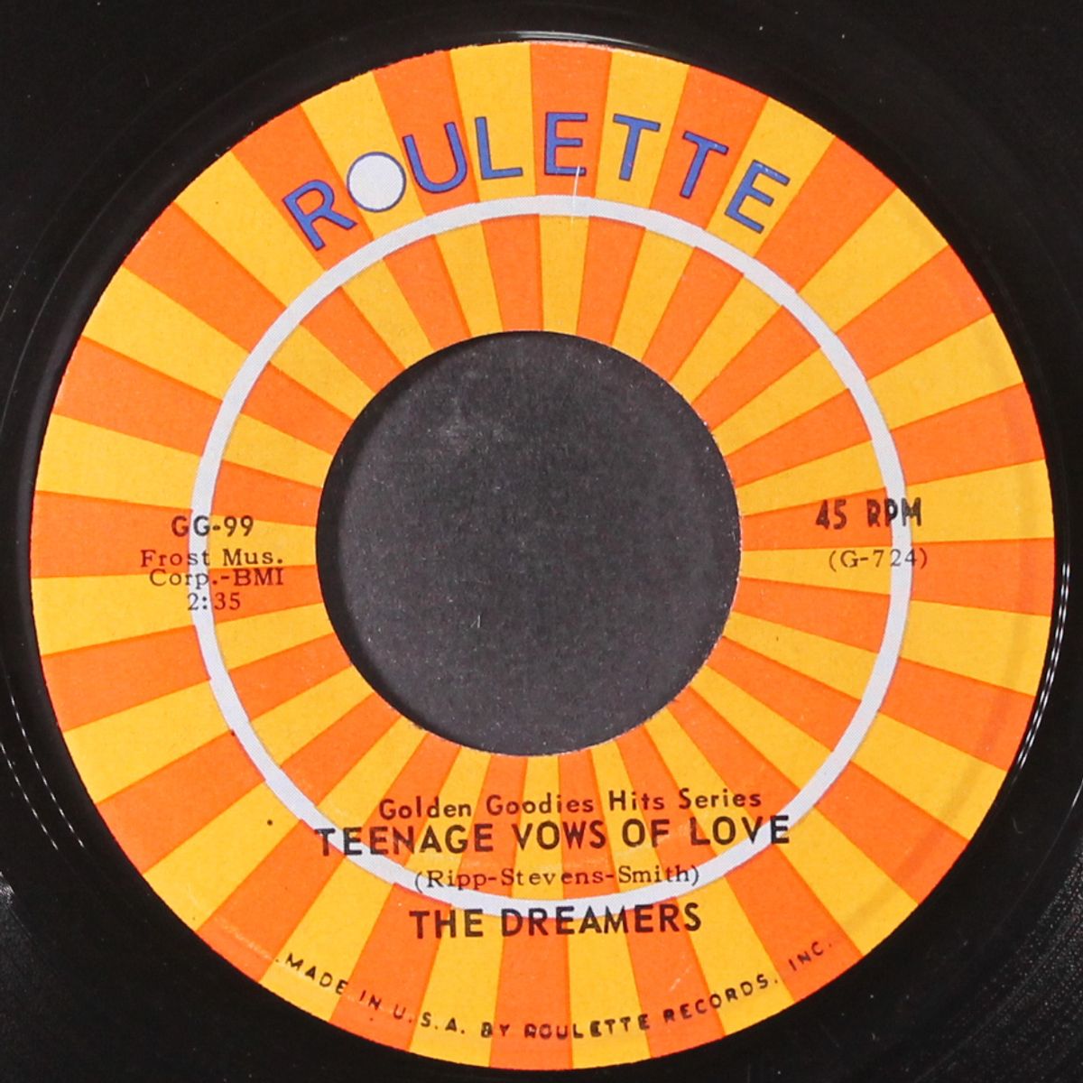 barbara / teenage vows of love by TEMPTATIONS / DREAMERS
