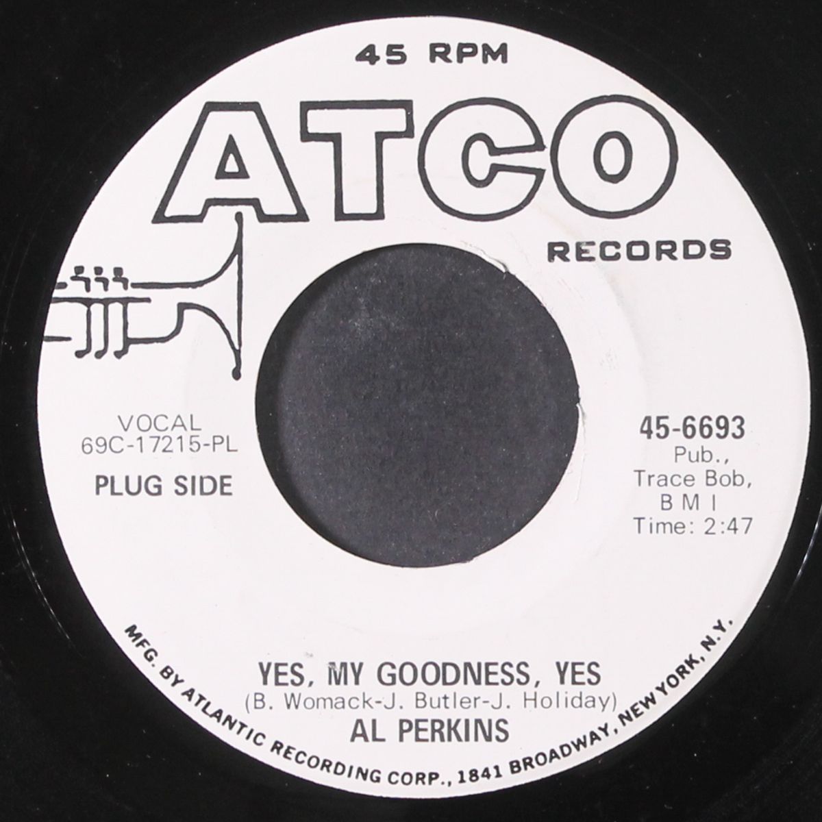 i stand accused / yes, my goodness yes by AL PERKINS