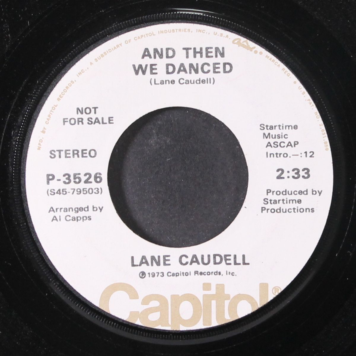 play on, play on / and then we danced by LANE CAUDELL