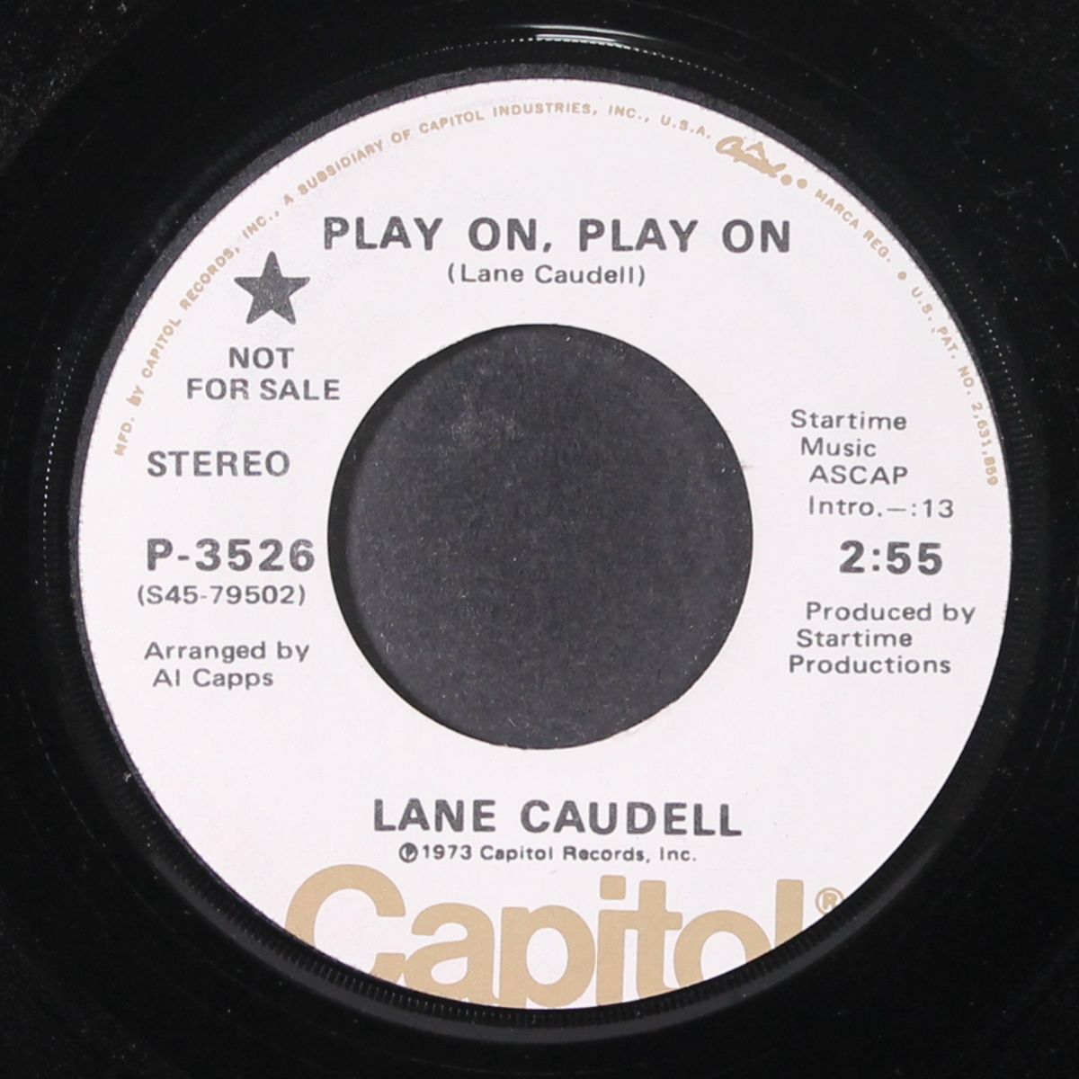 play on, play on / and then we danced by LANE CAUDELL