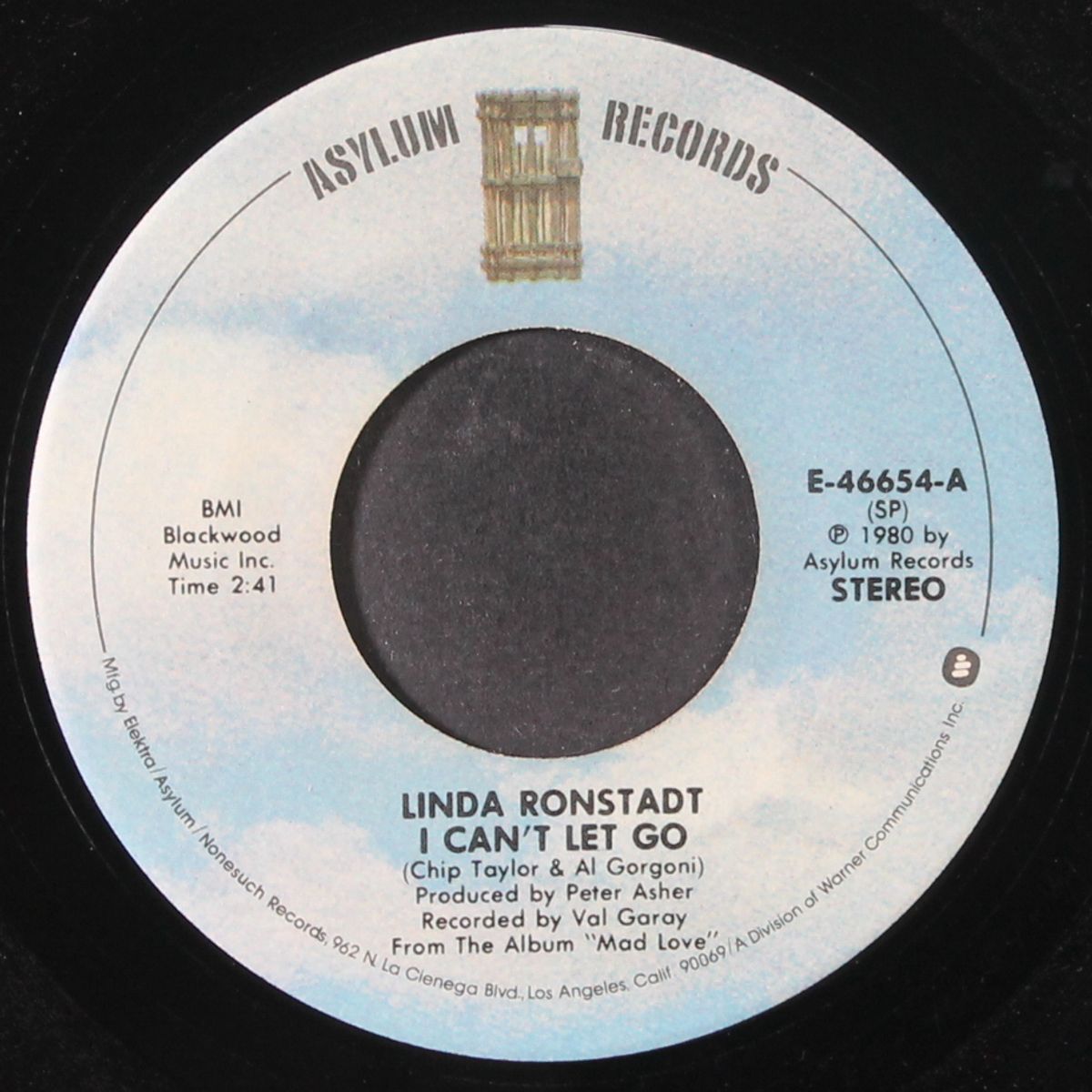 i can't let go / look out for my love by LINDA RONSTADT
