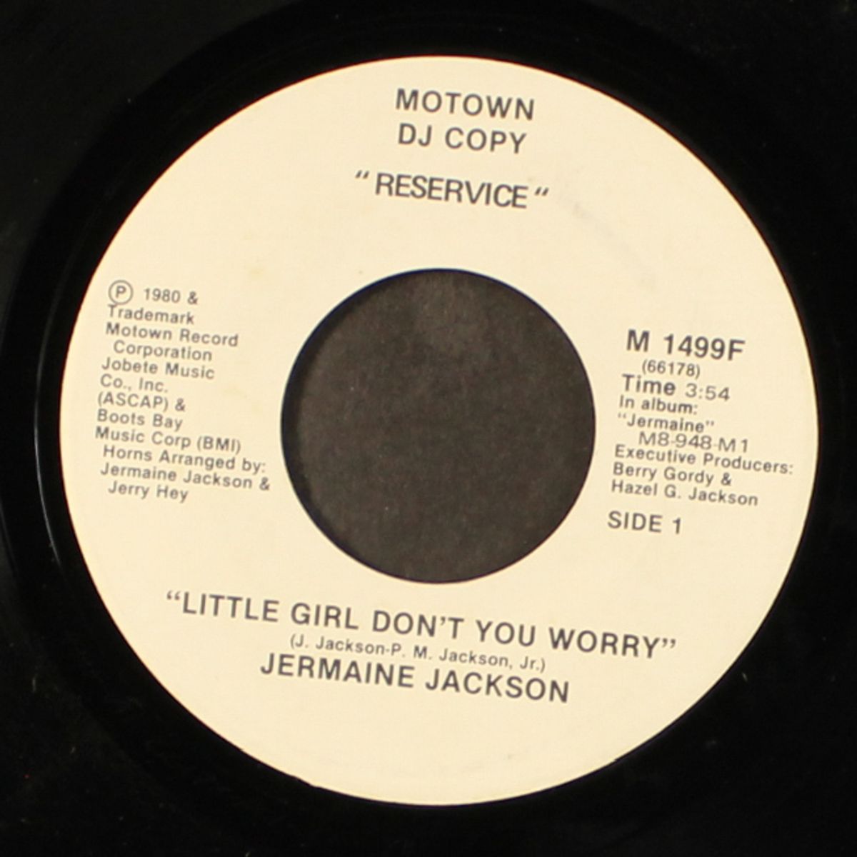 little girl don't you worry / same by JERMAINE JACKSON