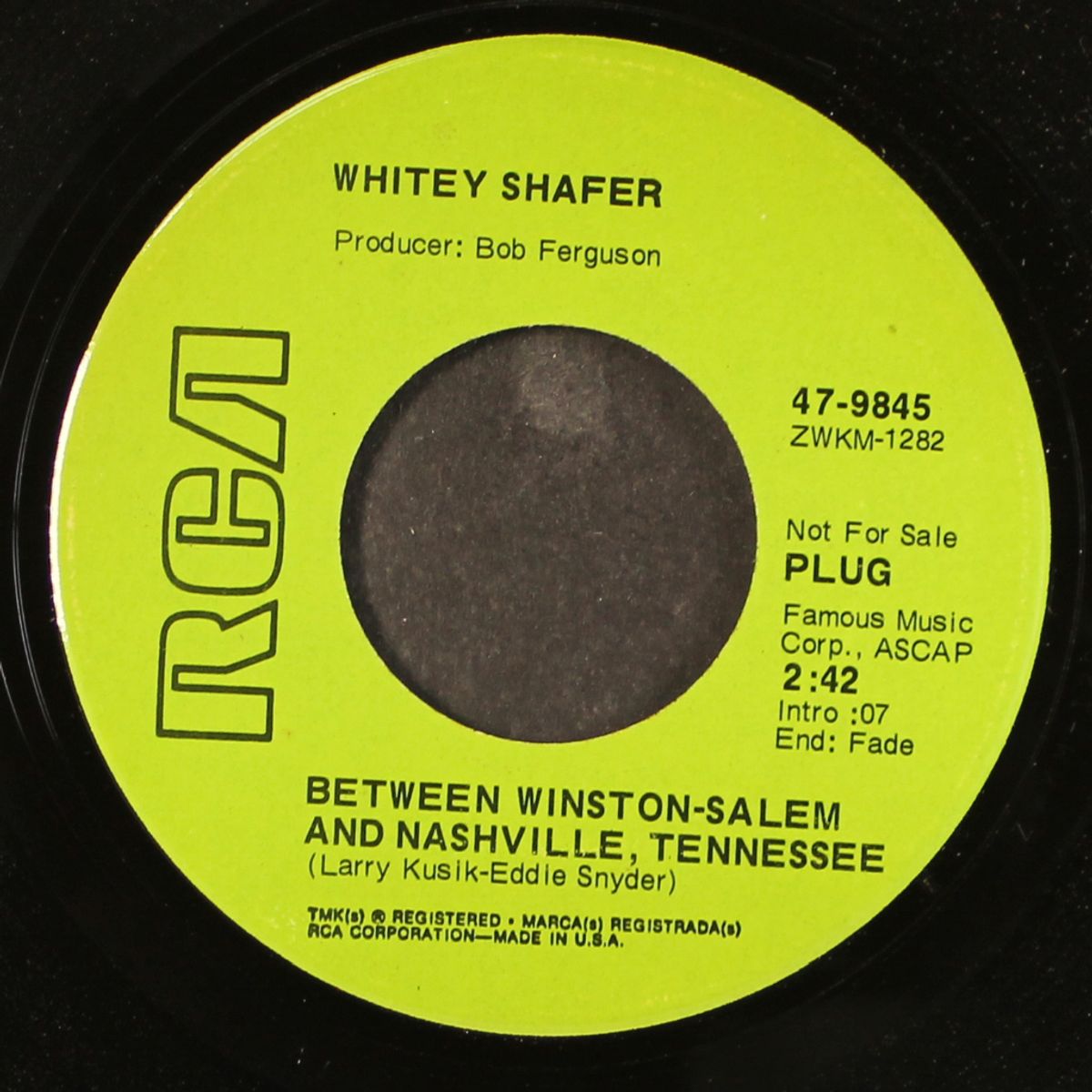 between winston-salem and nashville, tennessee by WHITEY SHAFER