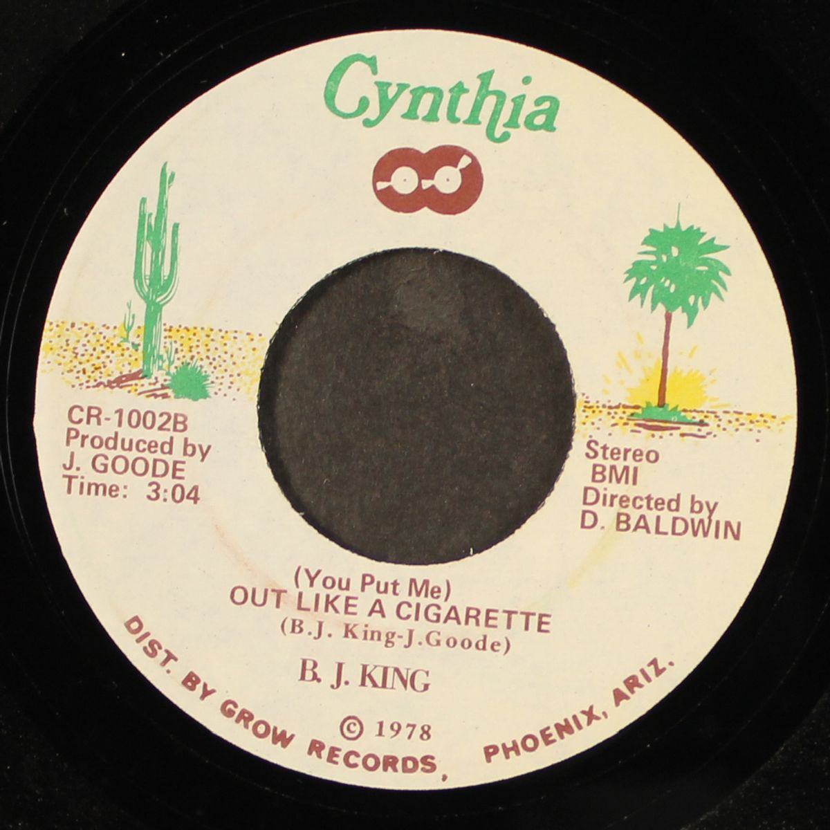 hootchie kootchie man / out like a cigarette by B.J. KING