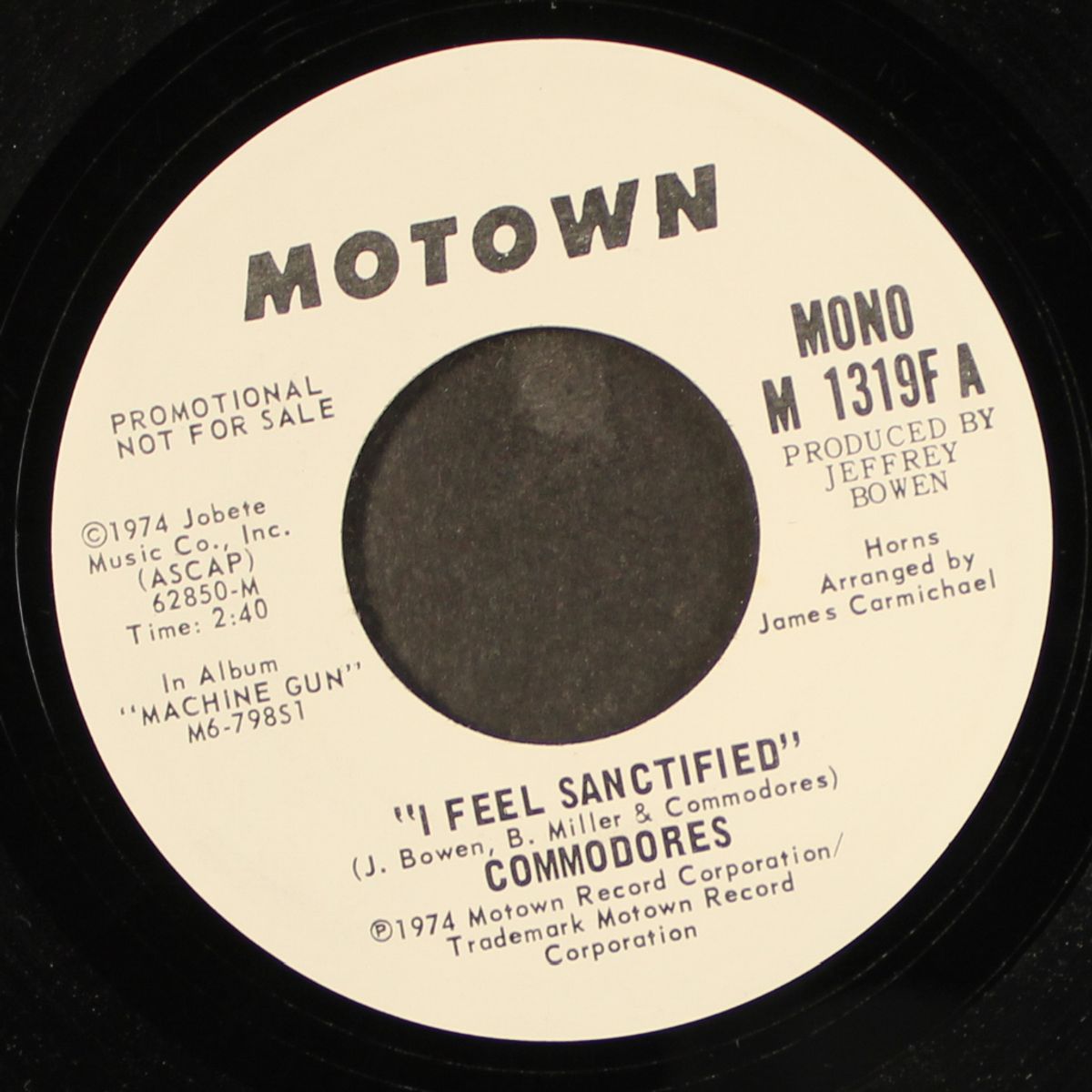 i feel sanctified / mono by COMMODORES