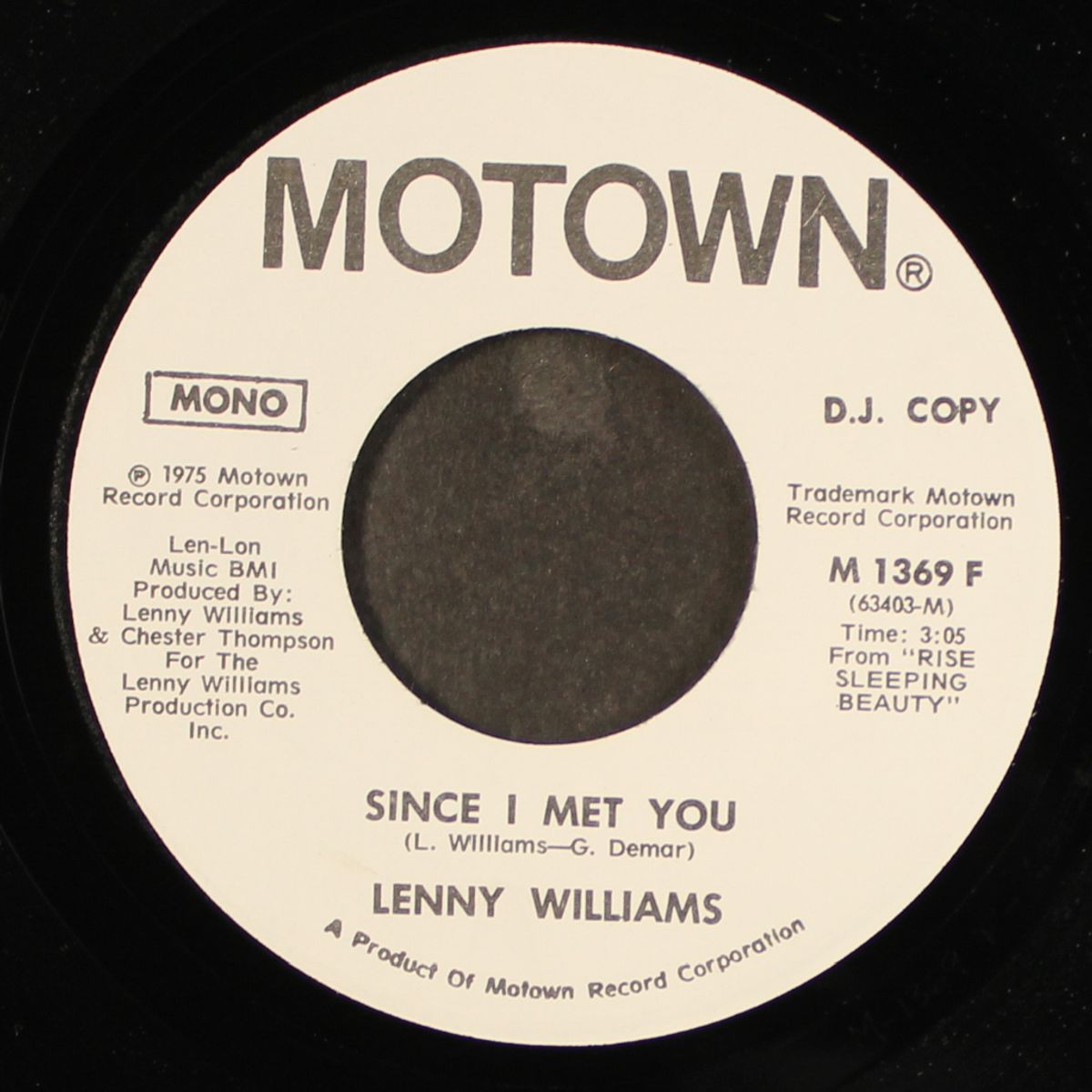 since i met you / mono by LENNY WILLIAMS