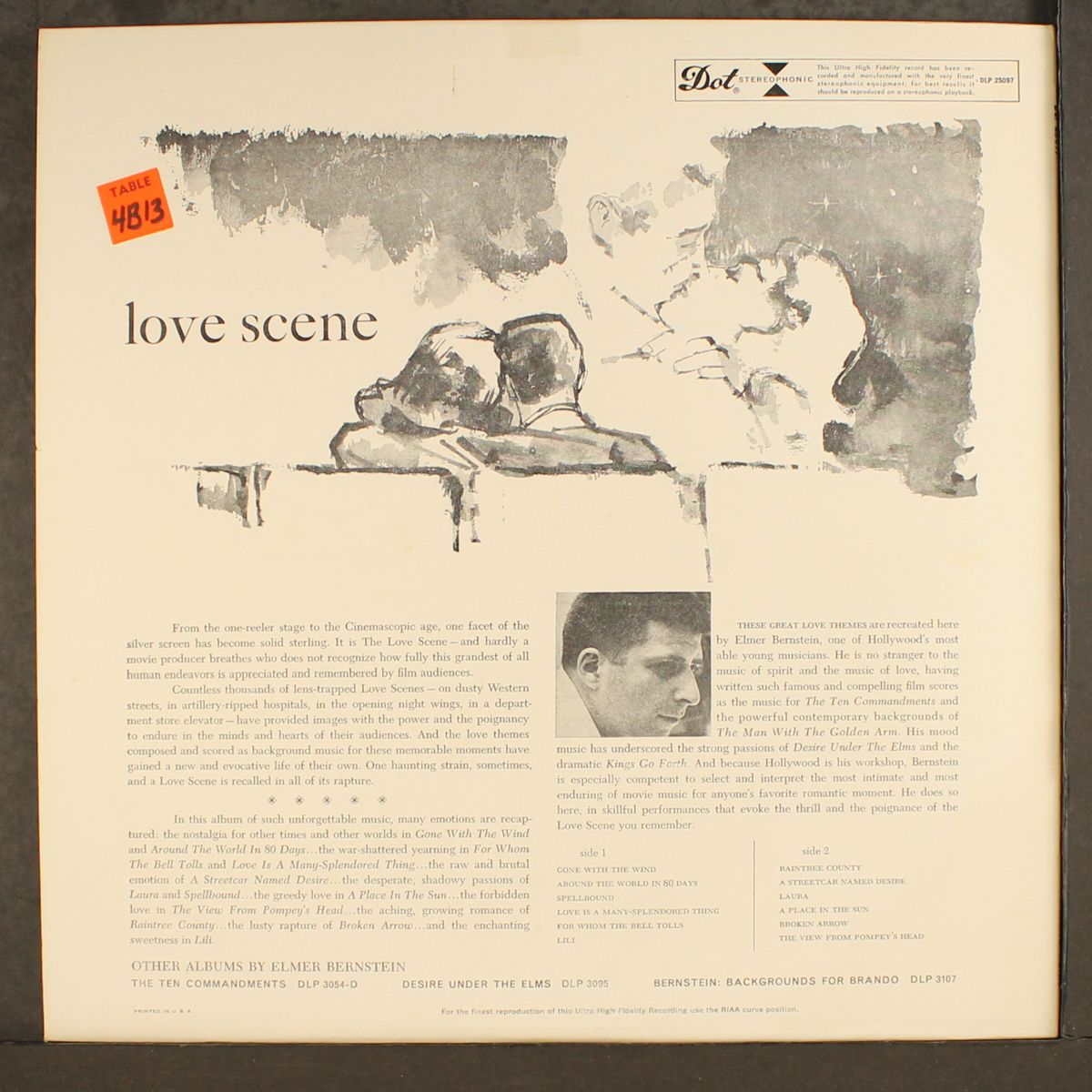 love scene by ELMER BERNSTEIN