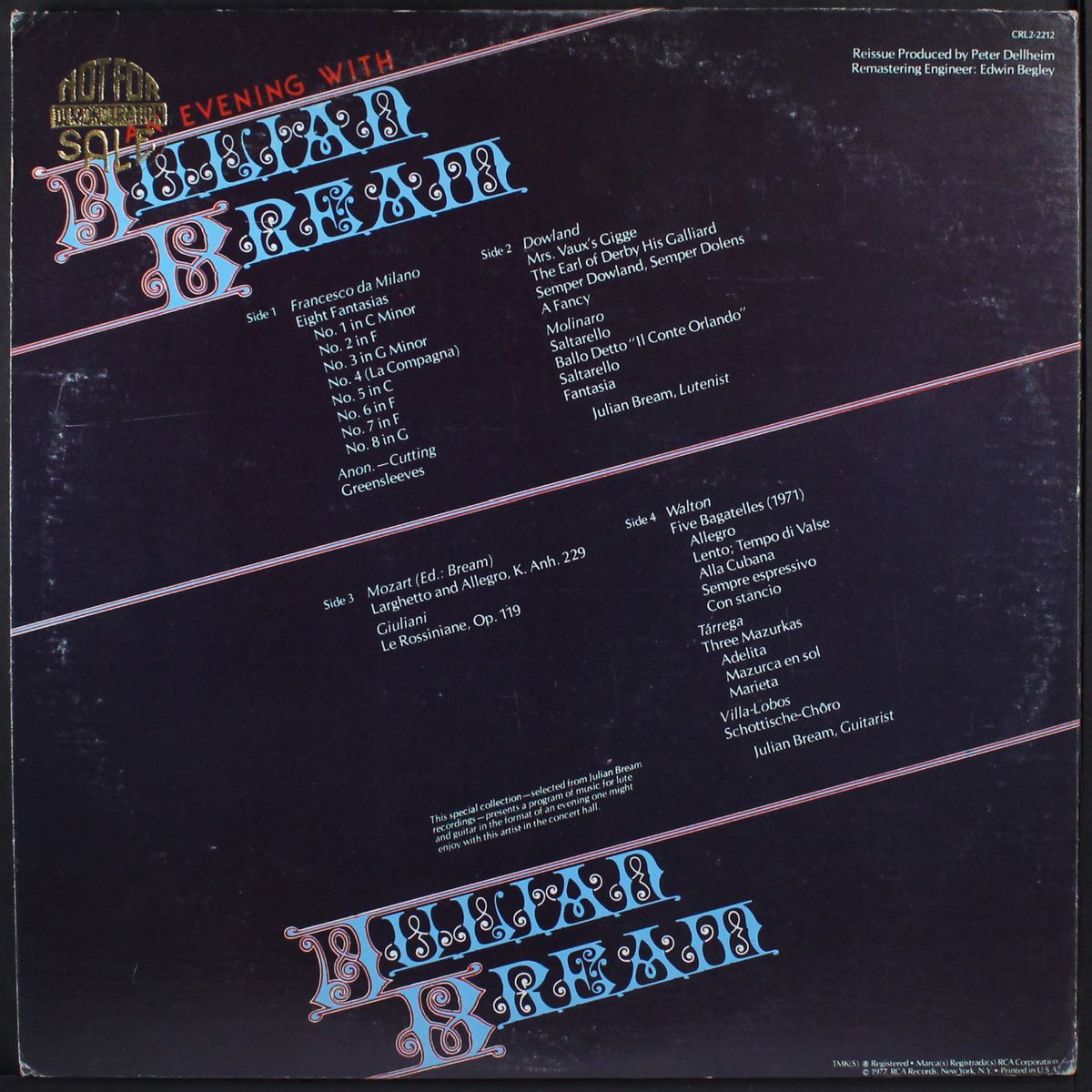an evening with by JULIAN BREAM