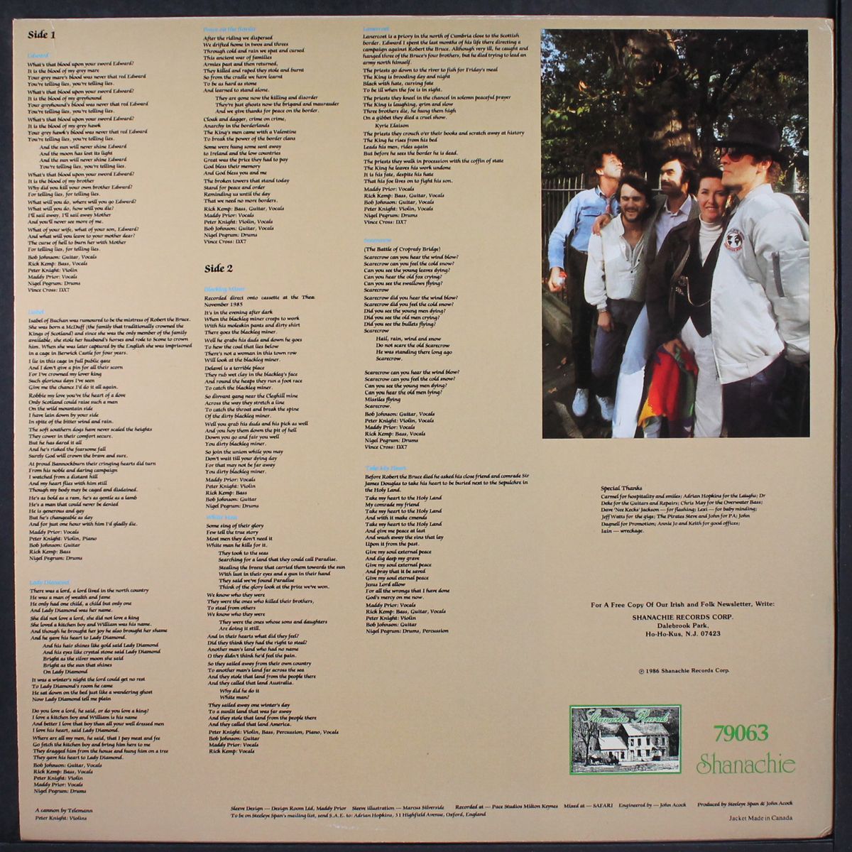 back in line by STEELEYE SPAN