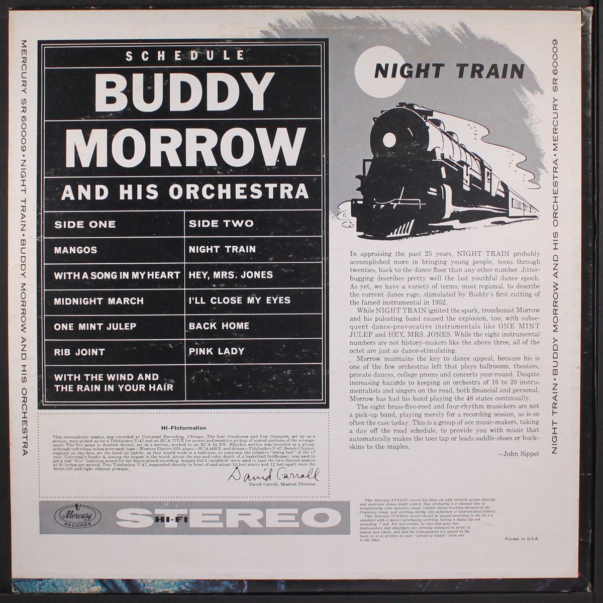 night train by BUDDY MORROW