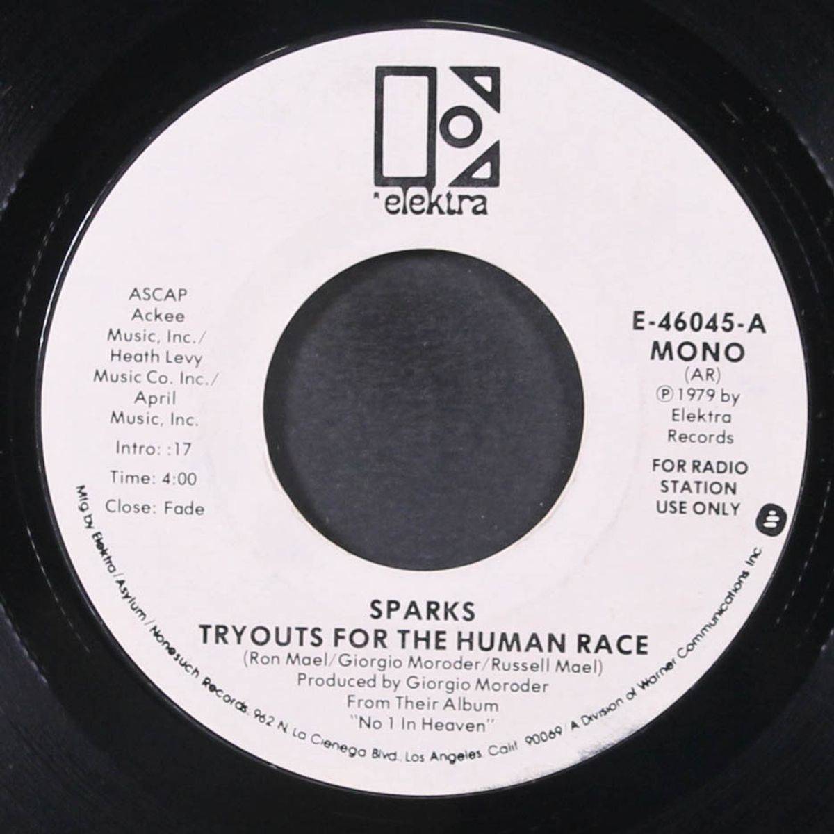tryouts for the human race / mono by SPARKS