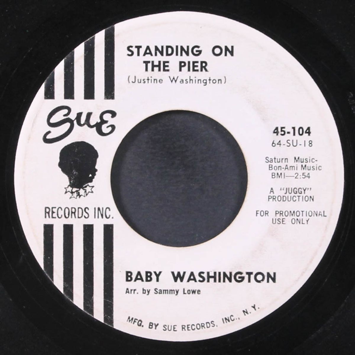 the clock / standing on the pier by BABY WASHINGTON
