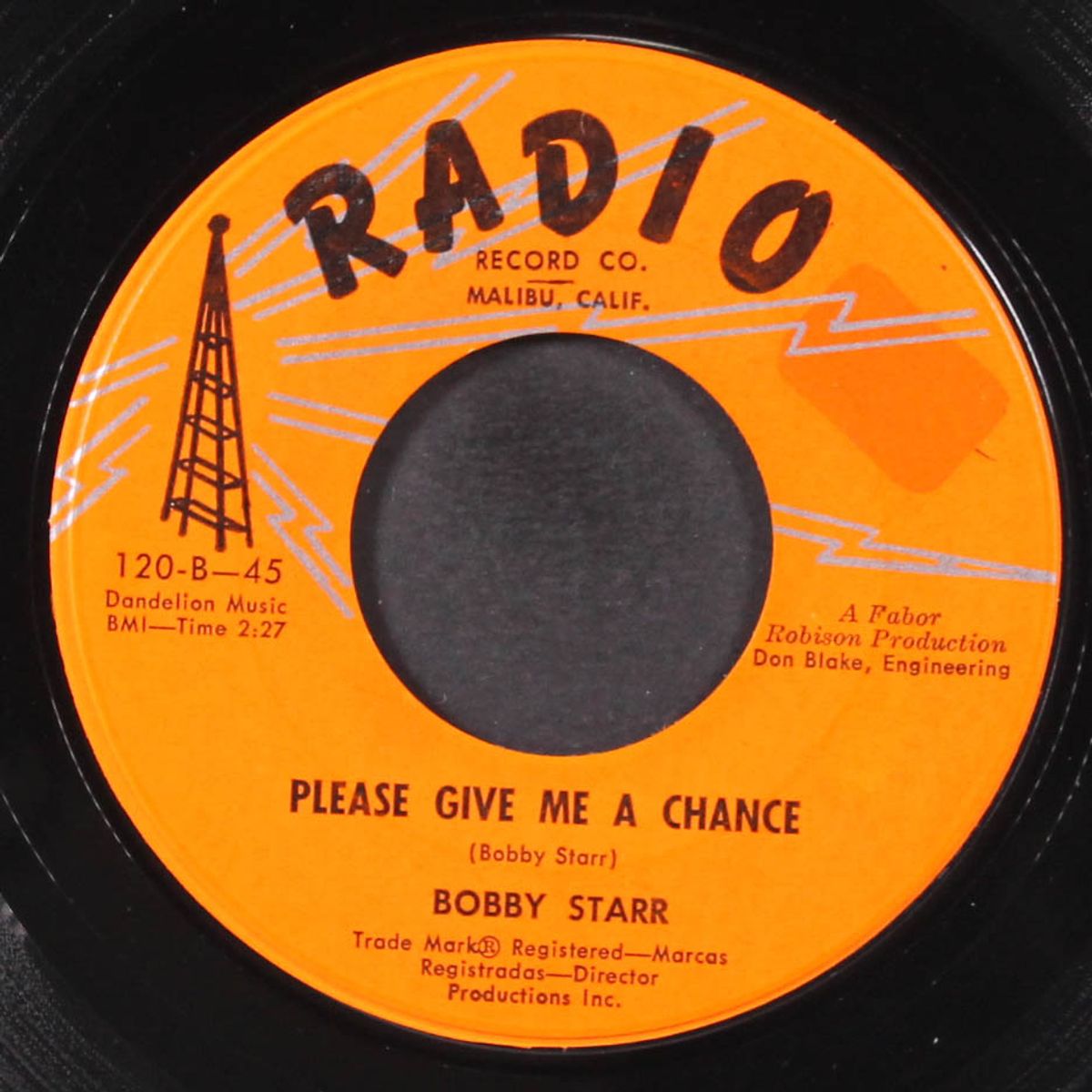 please give me a chance / sweet man by BOBBY STARR