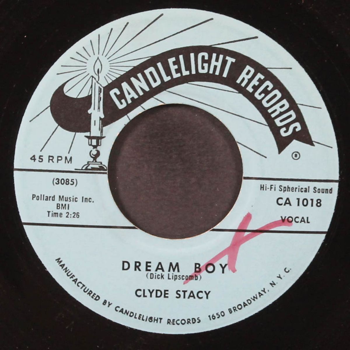 dream boy / a broken heart by CLYDE STACY