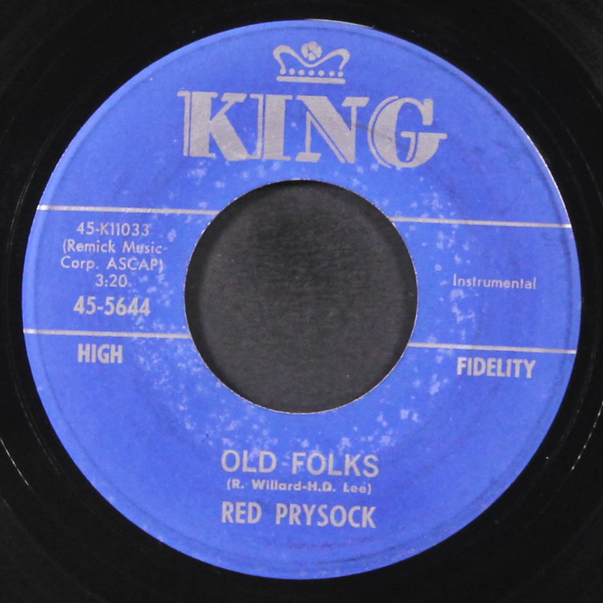 quick as a flash / old folks by RED PRYSOCK