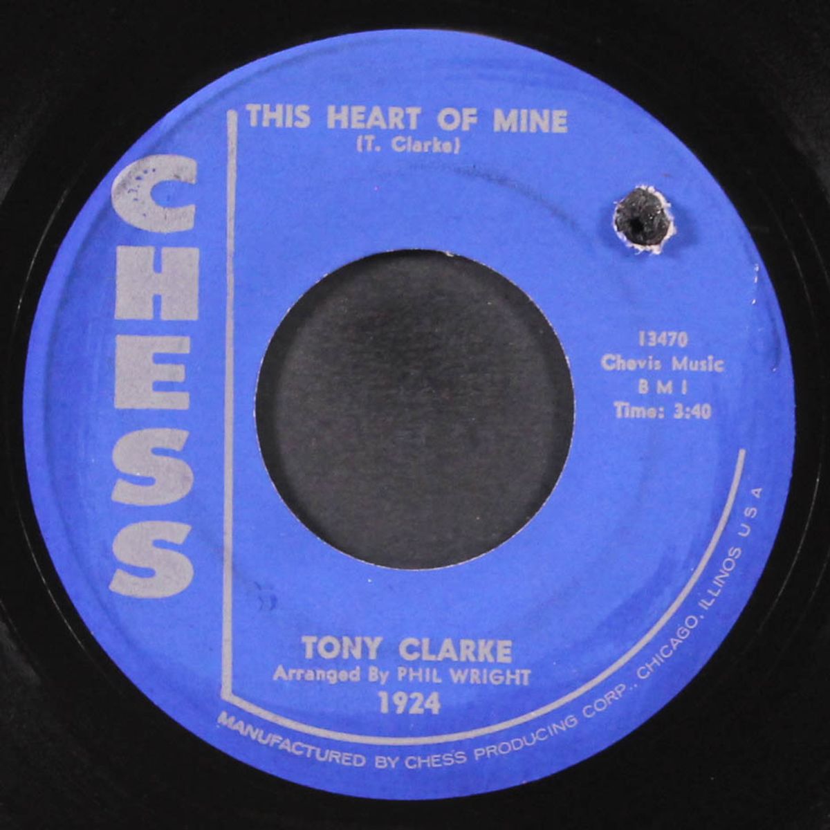 the entertainer / this heart of mine by TONY CLARKE