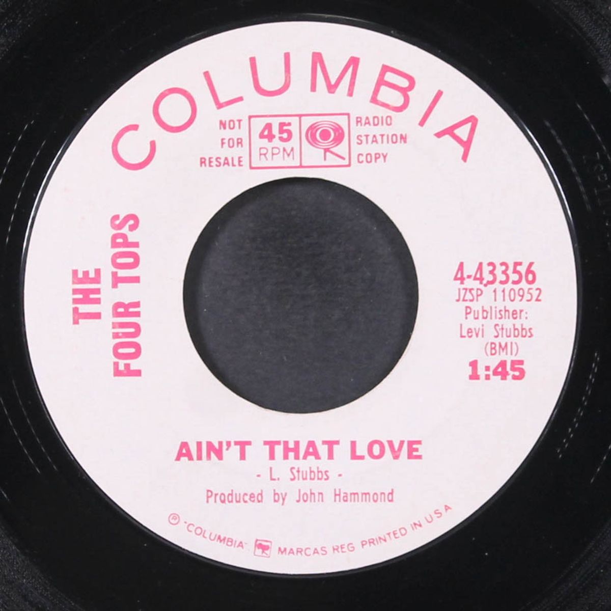 lonely summer / ain't that love by FOUR TOPS