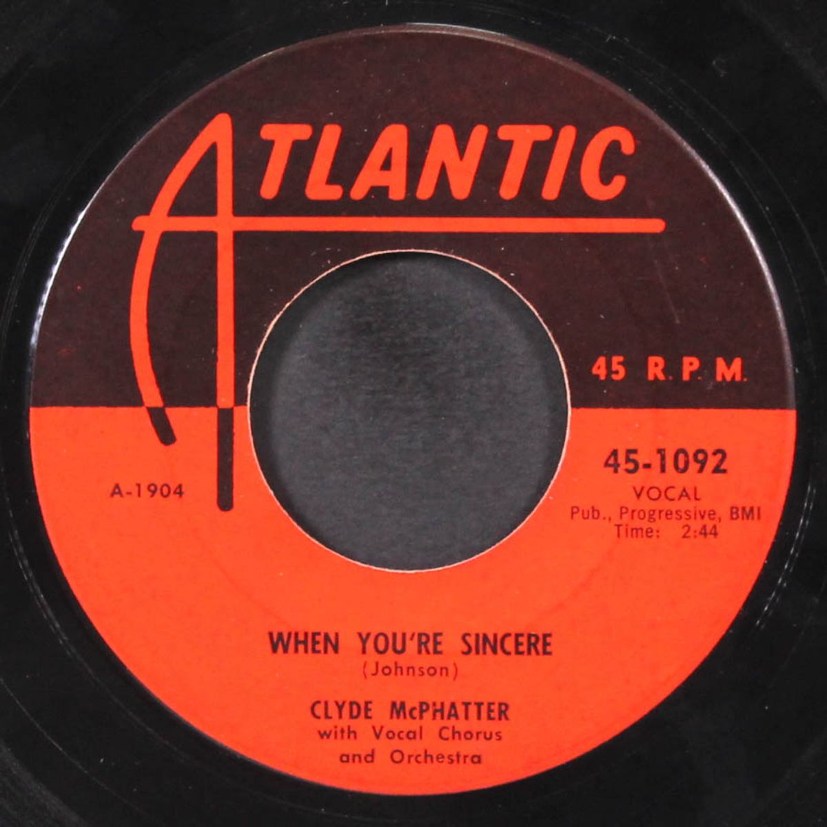 treasure of love / when you're sincere by CLYDE MCPHATTER