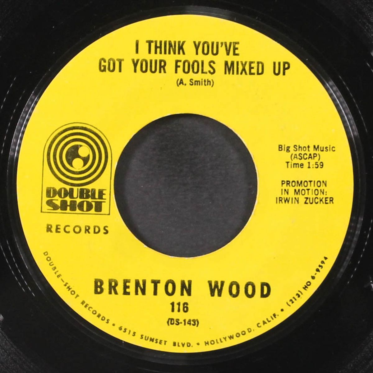 gimme little sign / i think you've got your fools mixed up by BRENTON WOOD