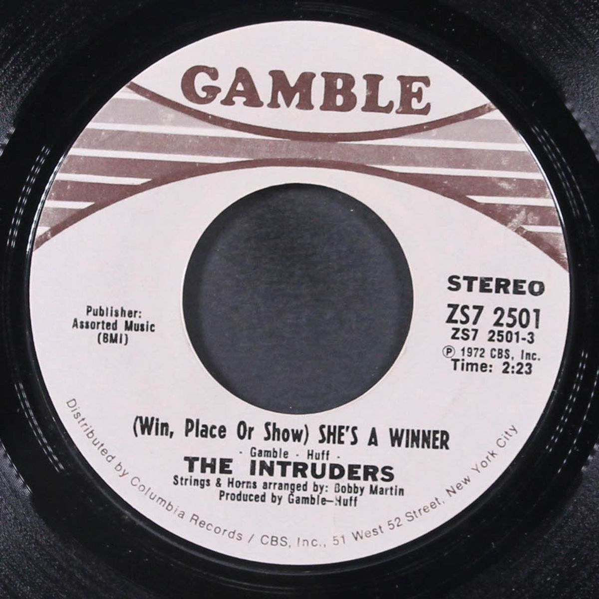 memories are here to stay / (win, place or show) she's a winner by INTRUDERS