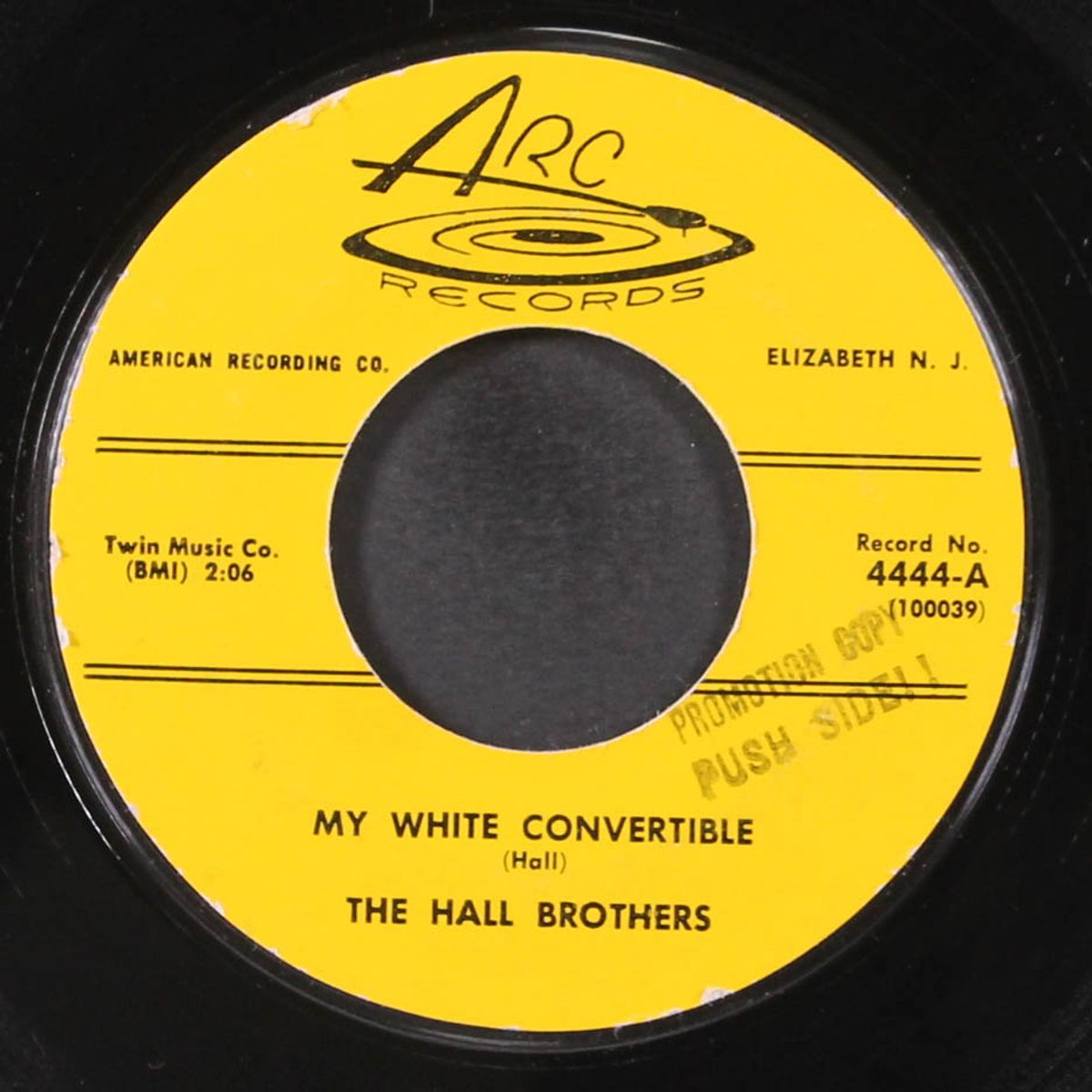 my white convertible / now you say we are thru by HALL BROTHERS