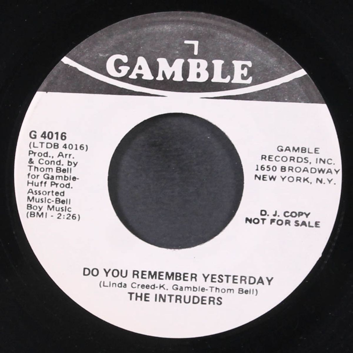 do you remember yesterday / i bet he don't love you (like i love you) by INTRUDERS