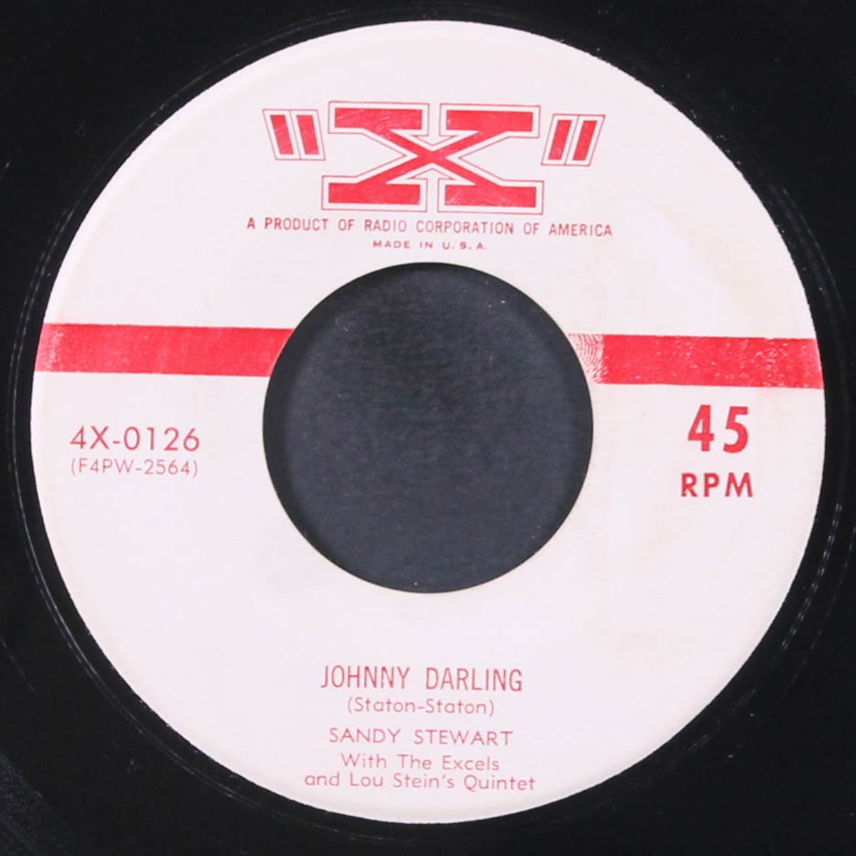johnny darling / no more love by SANDY STEWART & EXCELS