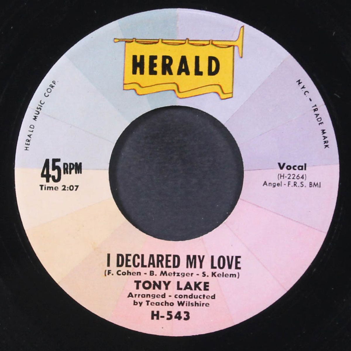glamour girl / i declared my love by TONY LAKE
