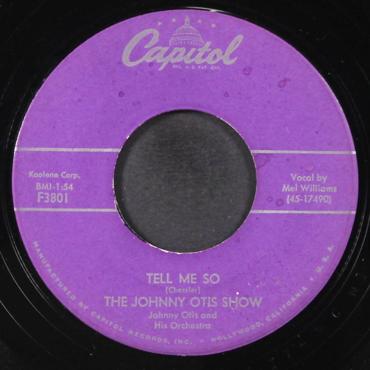 stay with me / tell me so by JOHNNY OTIS SHOW