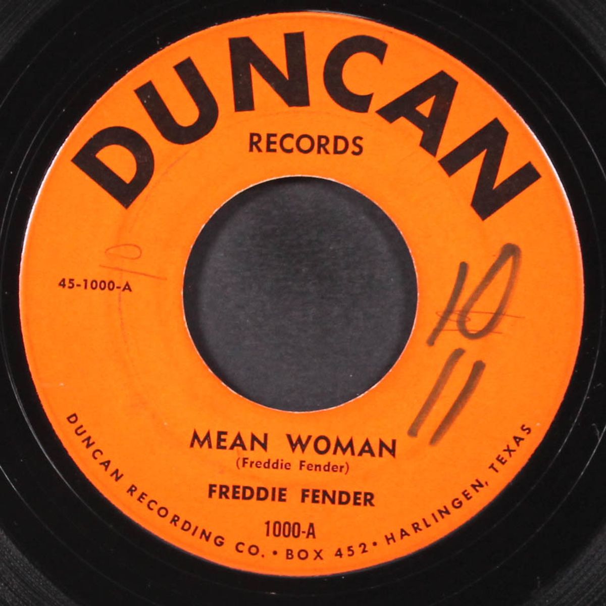 mean woman / holy one by FREDDIE FENDER