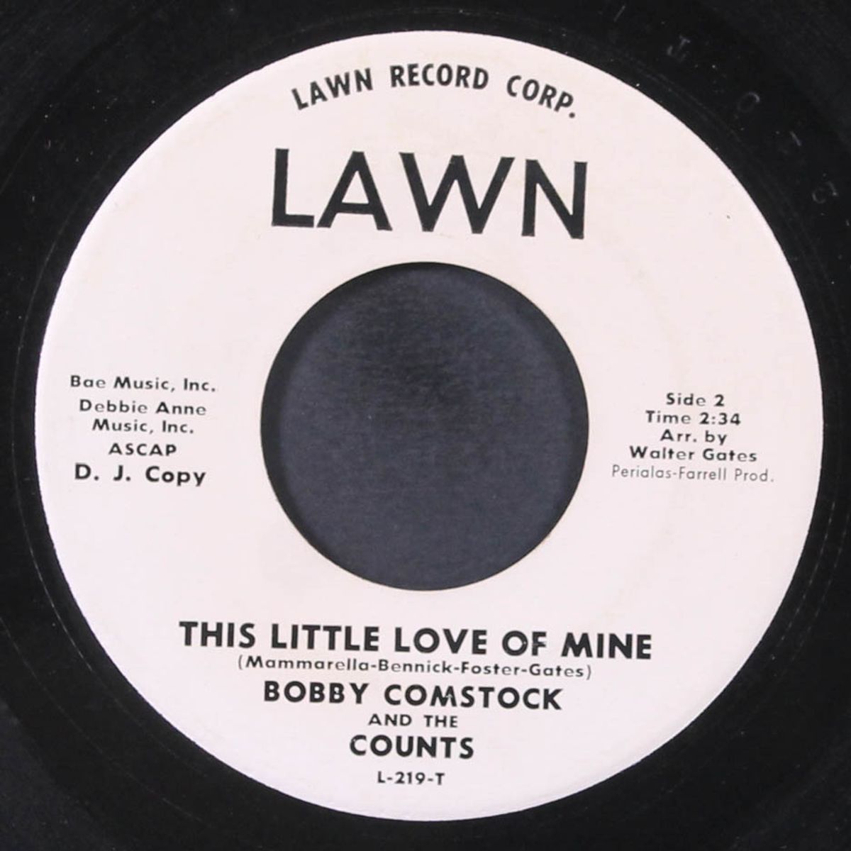 your boyfriend's back / this little love of mine by BOBBY COMSTOCK & COUNTS