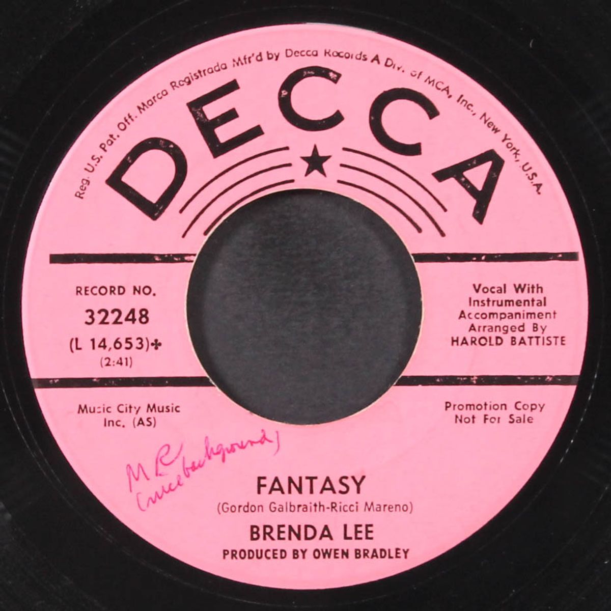 that's all right / fantasy by BRENDA LEE