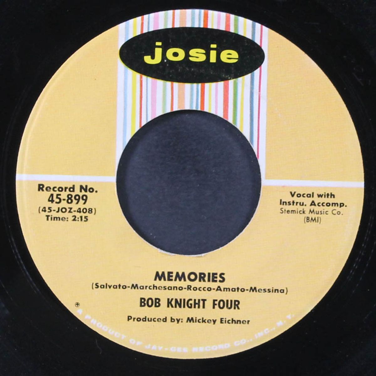 memories / somewhere by BOB KNIGHT FOUR