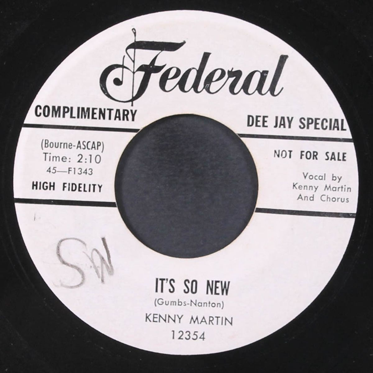 it's so new / my wish by KENNY MARTIN