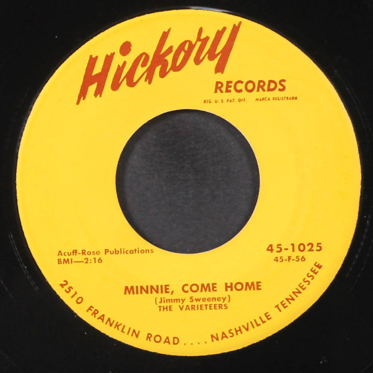 minnie, come home / call my gal, miss jones by VARIETEERS