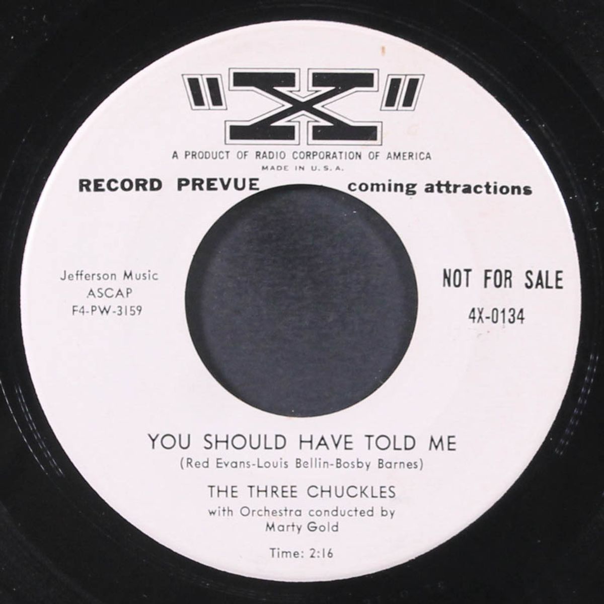 so long / you should have told me by THREE CHUCKLES