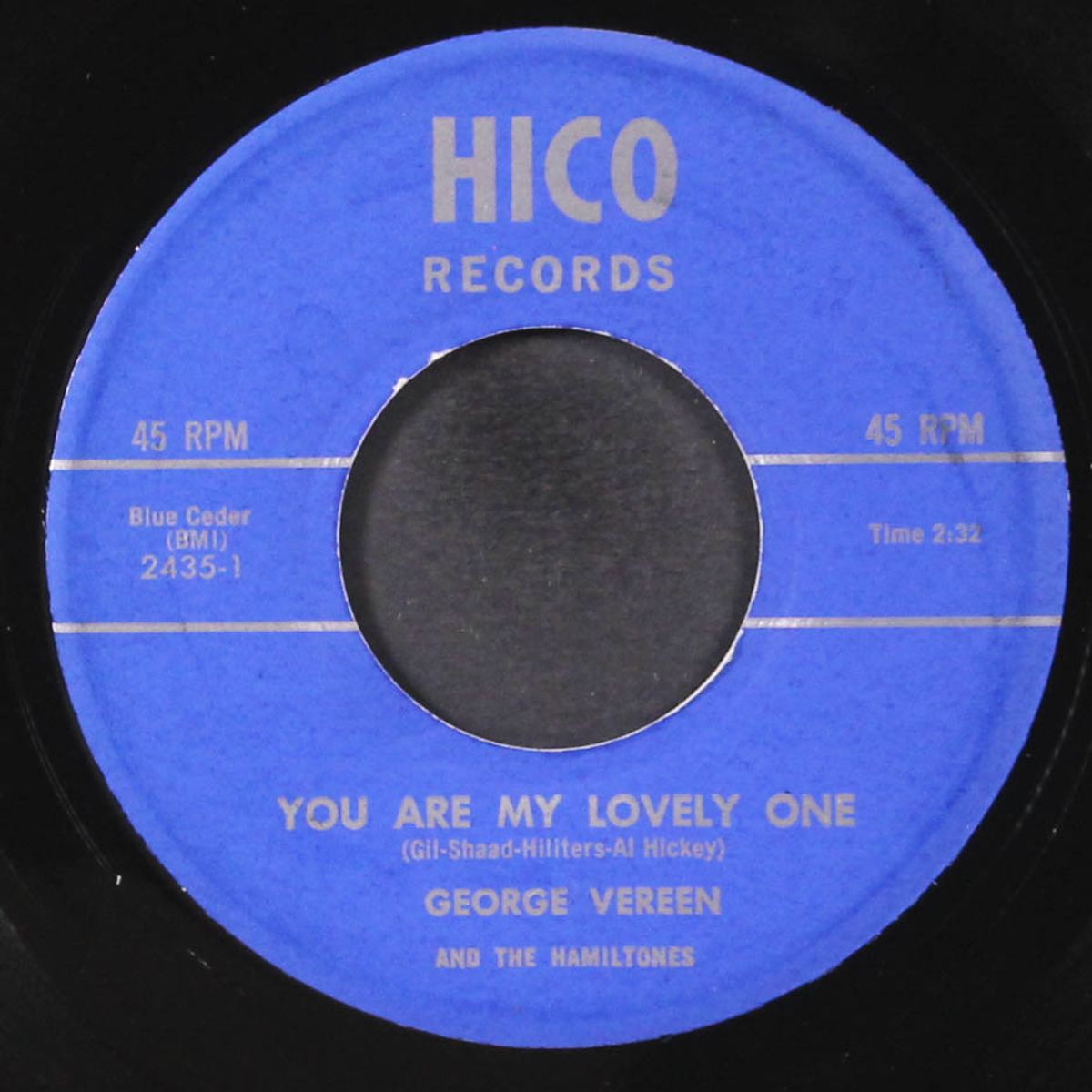 rock a billy hop / you are my lovely one by WISEMAN MOON / GEORGE VEREEN