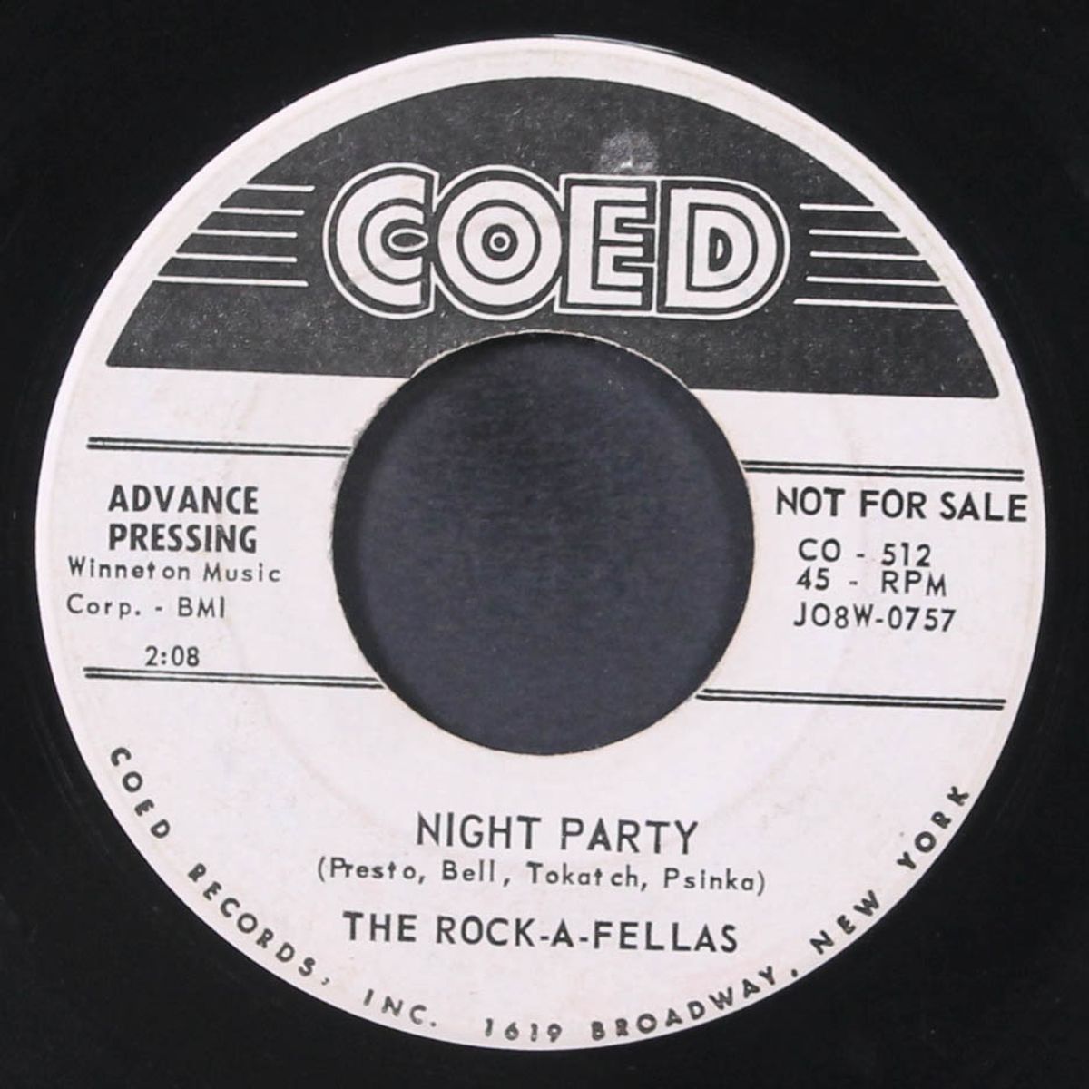 countin' the days / night party by EDDIE BELL & ROCK-A-FELLAS