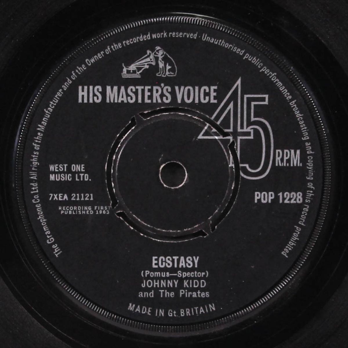 hungry for love / ecstasy by JOHNNY KIDD & PIRATES