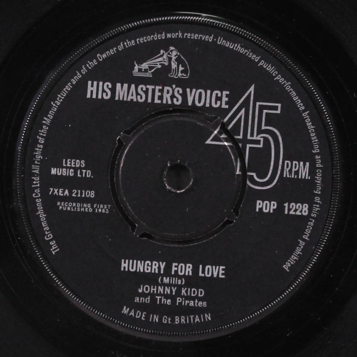 hungry for love / ecstasy by JOHNNY KIDD & PIRATES