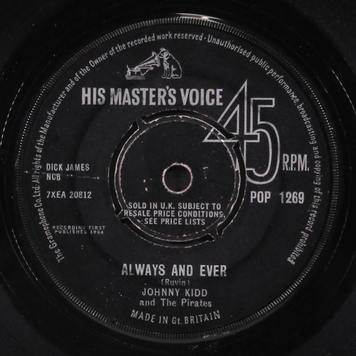 always and ever / dr. feelgood by JOHNNY KIDD & PIRATES